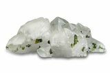 Quartz Crystal Cluster with Epidote - China #290395-1